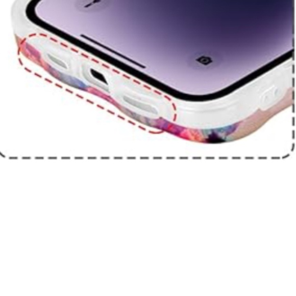 Printed Flower Cute Cover with Wristband Kickstand Protective Phone Case - Picture 5 of 6